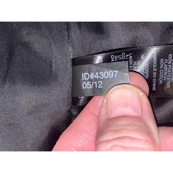 Express Wool Blend Double Breasted Coat with Zip-Out Hoodie - Men's Size S - Picture 13 of 14